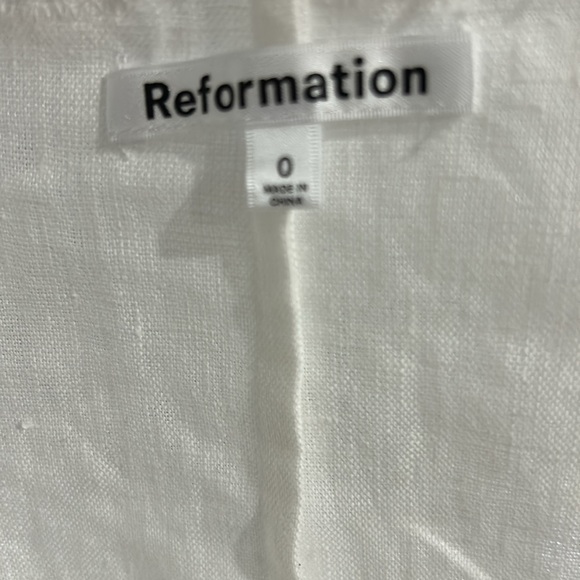 Reformation NEW Anabella Linen Button-Up Top - Picture 7 of 8